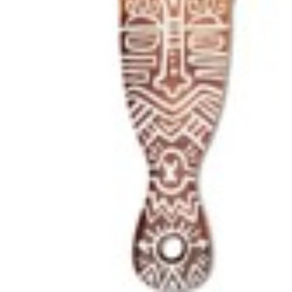 ♥️5 for $25♥️ Afropick "Ori" Art Deco Hair Pick design by Luke Crump - Picture 3 of 3